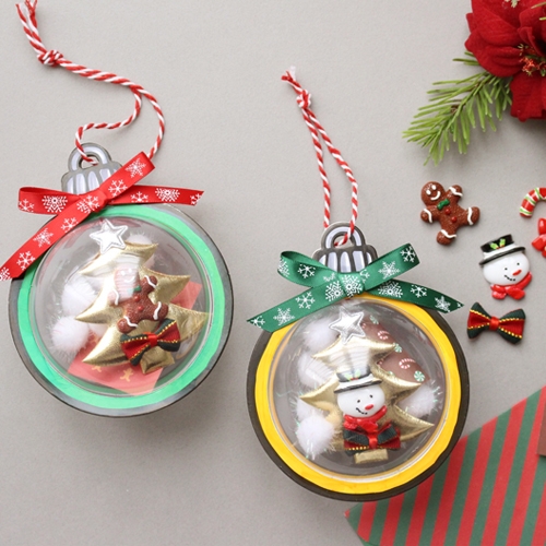 투명볼 오너먼트 10set