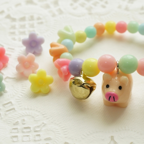 꽃돼지 팔찌 10set