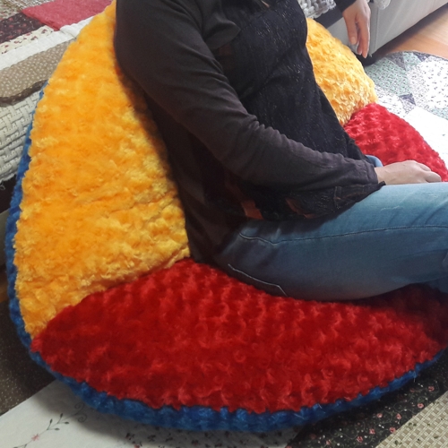 휴식공간편안한쿠션/국산구름방석쿠션90