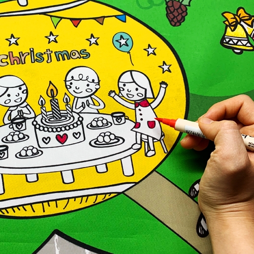 [하하당] 컬러링 플랜카드-크리스마스