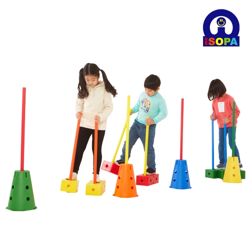 [아이소파] 아이짐봉 낱개/색상랜덤(유아체육교구)