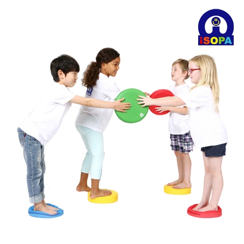 [아이소파] 변별감각4종쿠션 (유아체육교구)