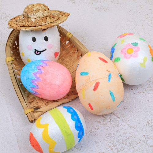 [대원피앤피] 스치로폼 계란형(2종 택1/모양백구/미술준비물)