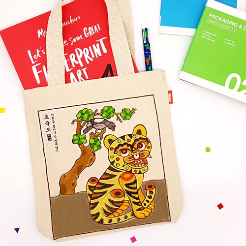 [하하당] 민화 호작도 - 에코백 만들기