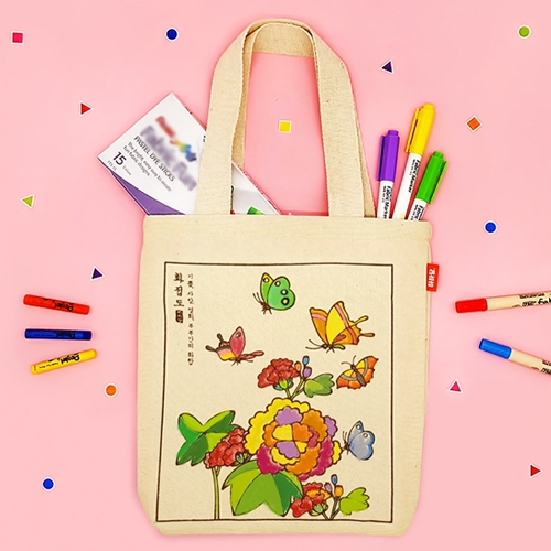 [하하당] 민화 화접도 - 에코백 만들기