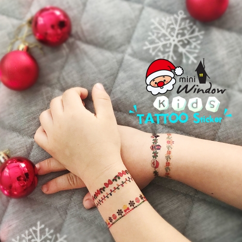 크리스마스 키즈타투스티커