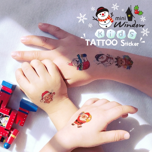 크리스마스 키즈타투스티커