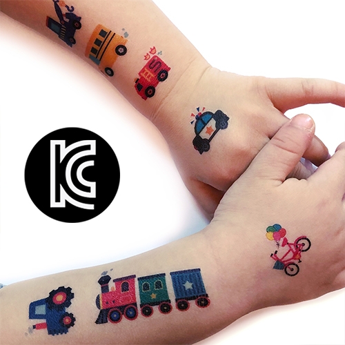 로봇&자동차  키즈타투스티커(2장세트)