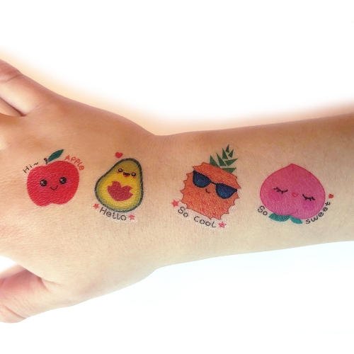 과일 야채 키즈타투스티커(2장세트)