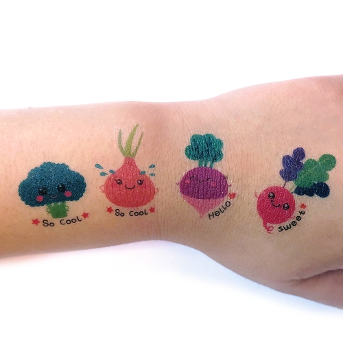 과일 야채 키즈타투스티커(2장세트)