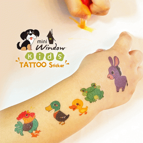 [5+2세트상품]어린이 타투스티커5종세트+서비스