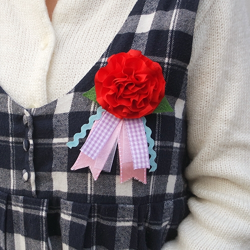 [하하당] 카네이션 브로치 5set