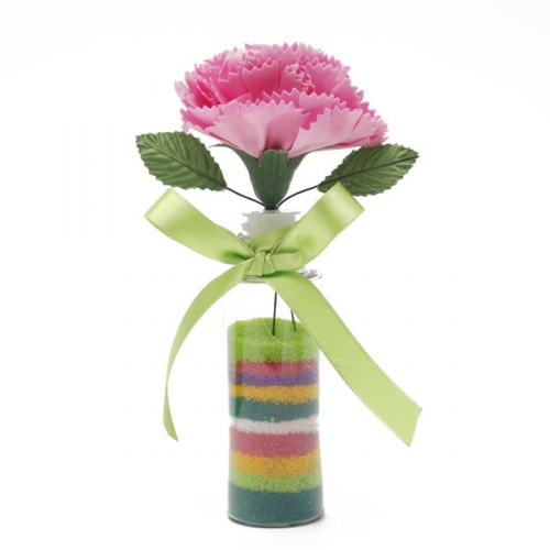 비누꽃 카네이션 컬러 샌드(1개)