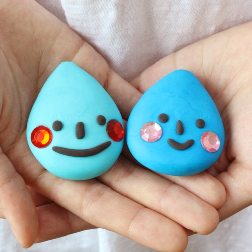 물방울 위생 클레이 비누 10set