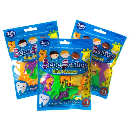 ★무료배송★ 베베스케일링 3봉지 + 휴대용치실 3개 대용량 어린이치실 생일선물