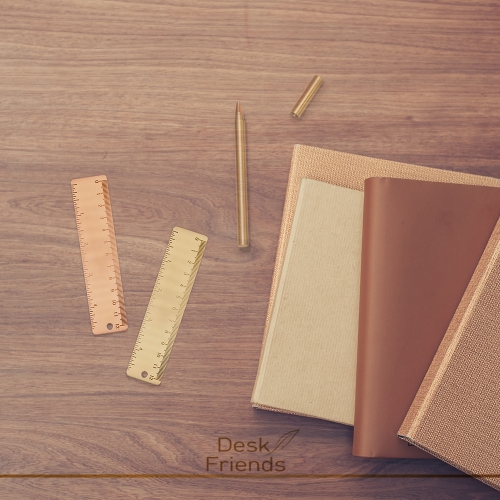 럭셔리사무용품/골드황동자/로즈골드 황동자/브리스자