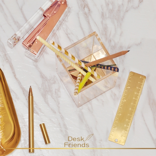 럭셔리사무용품/골드황동자/로즈골드 황동자/브리스자