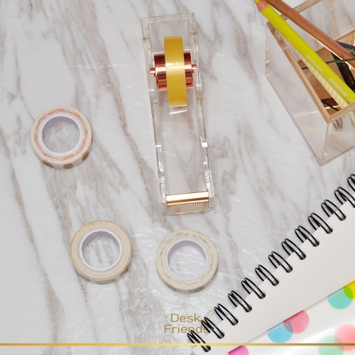 특별한 남친선물 로즈골드 테이프 디스펜서 테이프커터