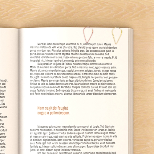 모양클립 디자인클립 물방울 페이퍼클립 사무용클립 머니클립 팬시클립 (대)