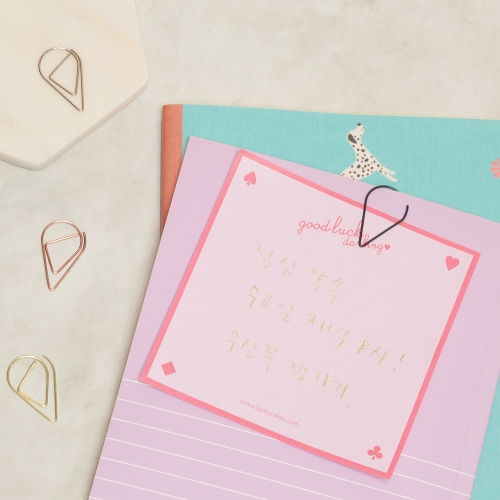 모양클립 디자인클립 물방울 페이퍼클립 사무용클립 머니클립 팬시클립 (대)