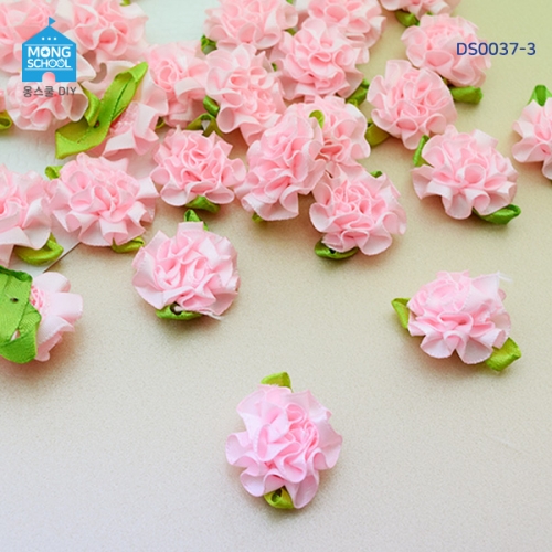 (몽스쿨)DS0037-3 리본 카네이션 연분홍(30p)