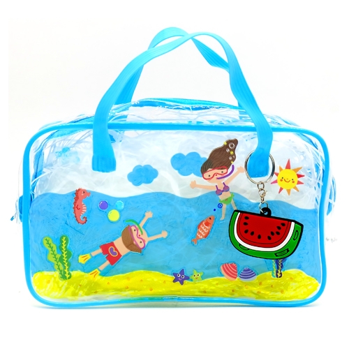 [하하당] 여름 비치백 (스티커, 키링 포함) 5set