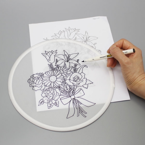 그리기 원반 부채(1개)