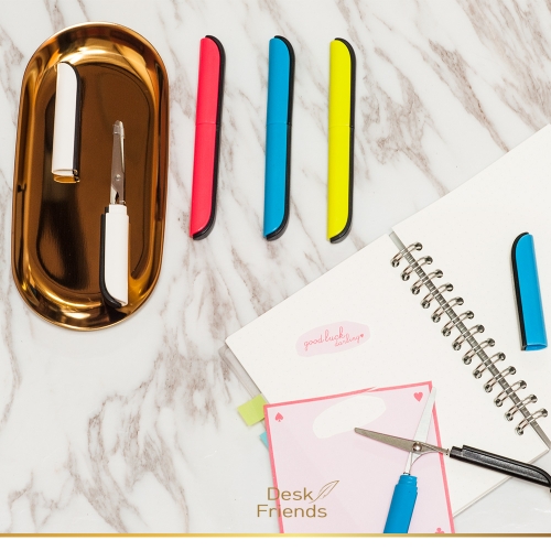 안전한 휴대용가위 가방에 쏘옥 예쁜가위 문구용가위 생일선물