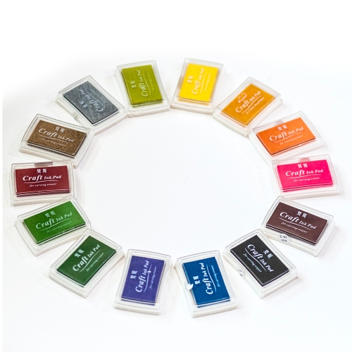 직사각 핑거 스탬프 잉크패드