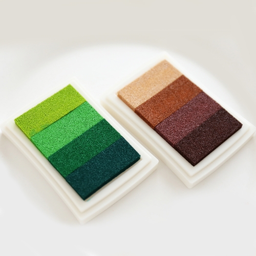 그라데이션 무지개 스탬프 잉크패드