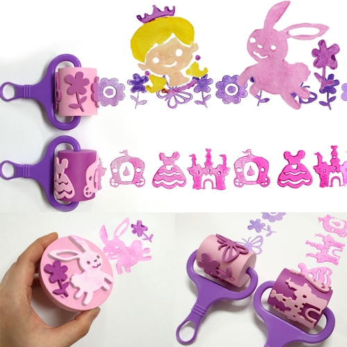 [아티바바] 스탬프롤러찍기 공주/토끼