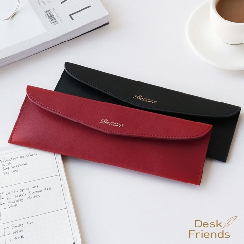 8. 심플 가죽필통