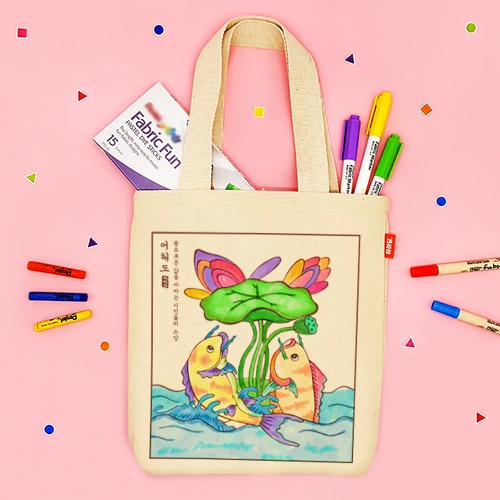 [하하당] 민화 어해도 - 에코백 만들기