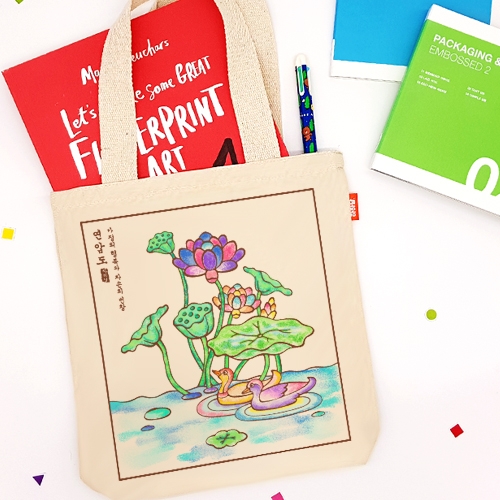 [하하당] 민화 연압도 - 에코백 만들기