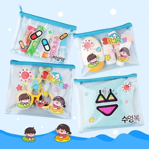 메이크문구 M 여행파우치꾸미기