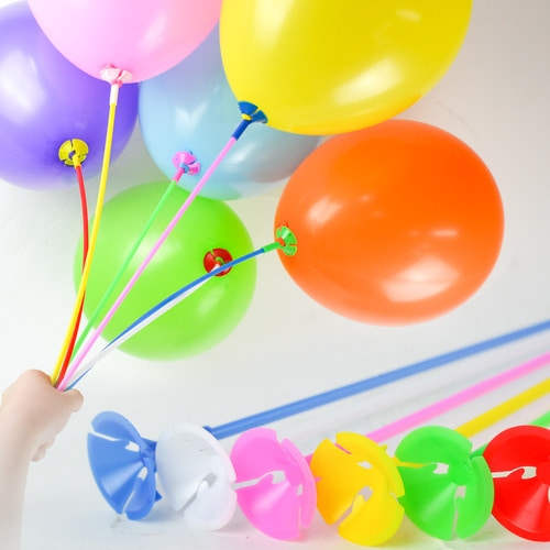 풍선컵 (100입)+풍선스틱 (100입)