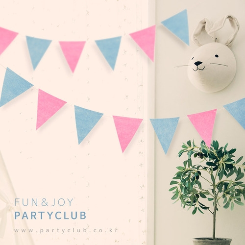 삼각플래그 펠트 가랜드