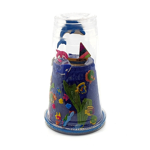 [키즈킹] LED 조명등 만들기/바다 입체 LED B