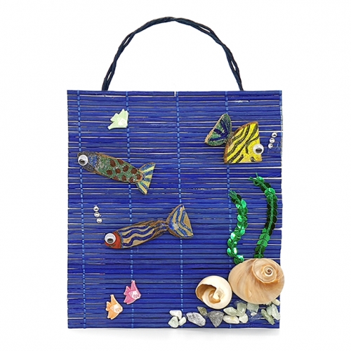 [키즈킹] 컬러발액자 만들기/나무물고기