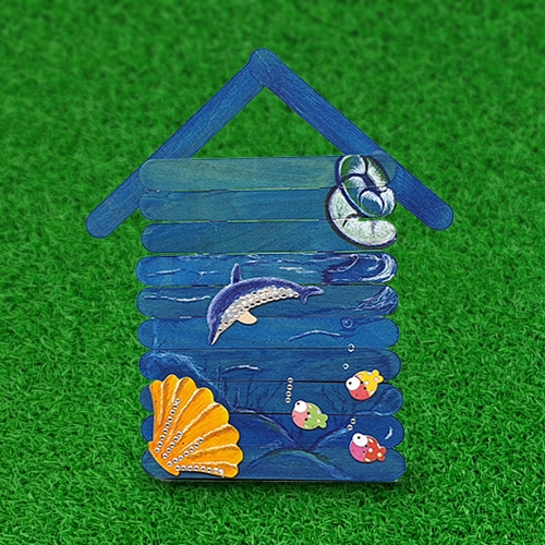 [키즈킹] 컬러스틱 우편함 만들기/꽃