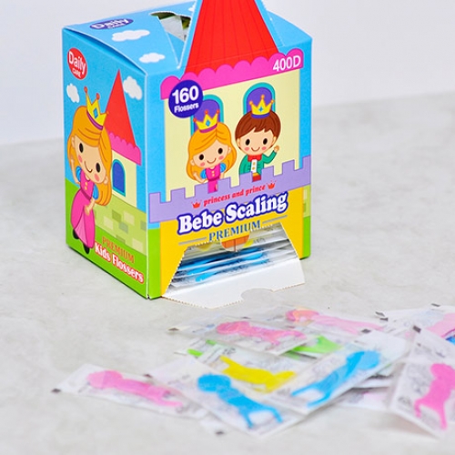 베베스케일링 프리미엄 왕자공주 어린이치실(160ea)