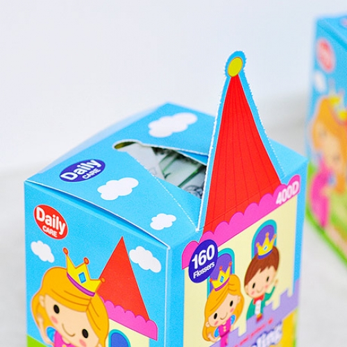 베베스케일링 프리미엄 왕자공주 어린이치실(160ea)