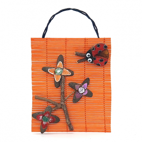 [키즈킹] 컬러발액자 만들기/무당벌레