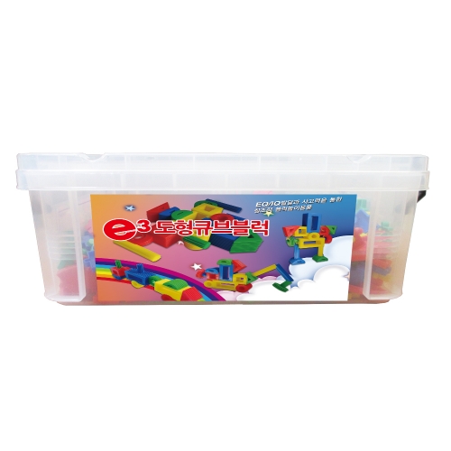 [하트투하트] E3도형큐브블럭 224pcs