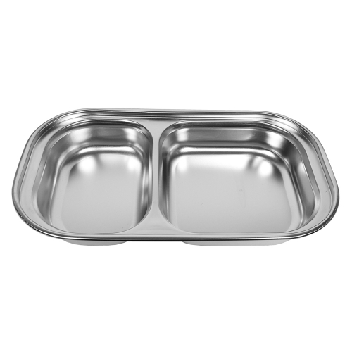 [하트투하트] 2구 스텐 간식 접시 도시락통