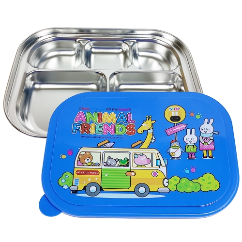 [하트투하트] 애니멀프렌즈 밀폐형 블루