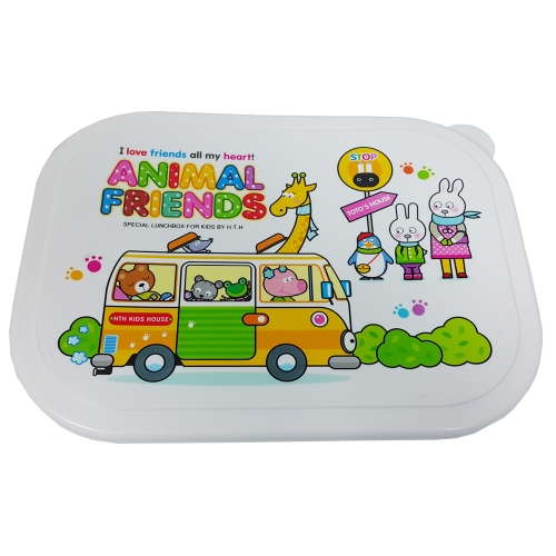 [하트투하트] 애니멀프렌즈 밀폐형 화이트