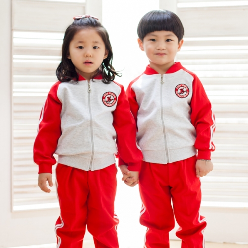 [키즈비전] 토마토활동복(상하세트)