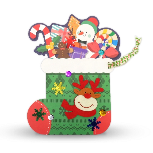 [하하당] 크리스마스 양말카드 5set