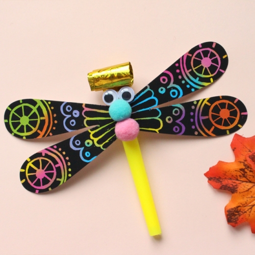 스크래치 잠자리 피리 10set